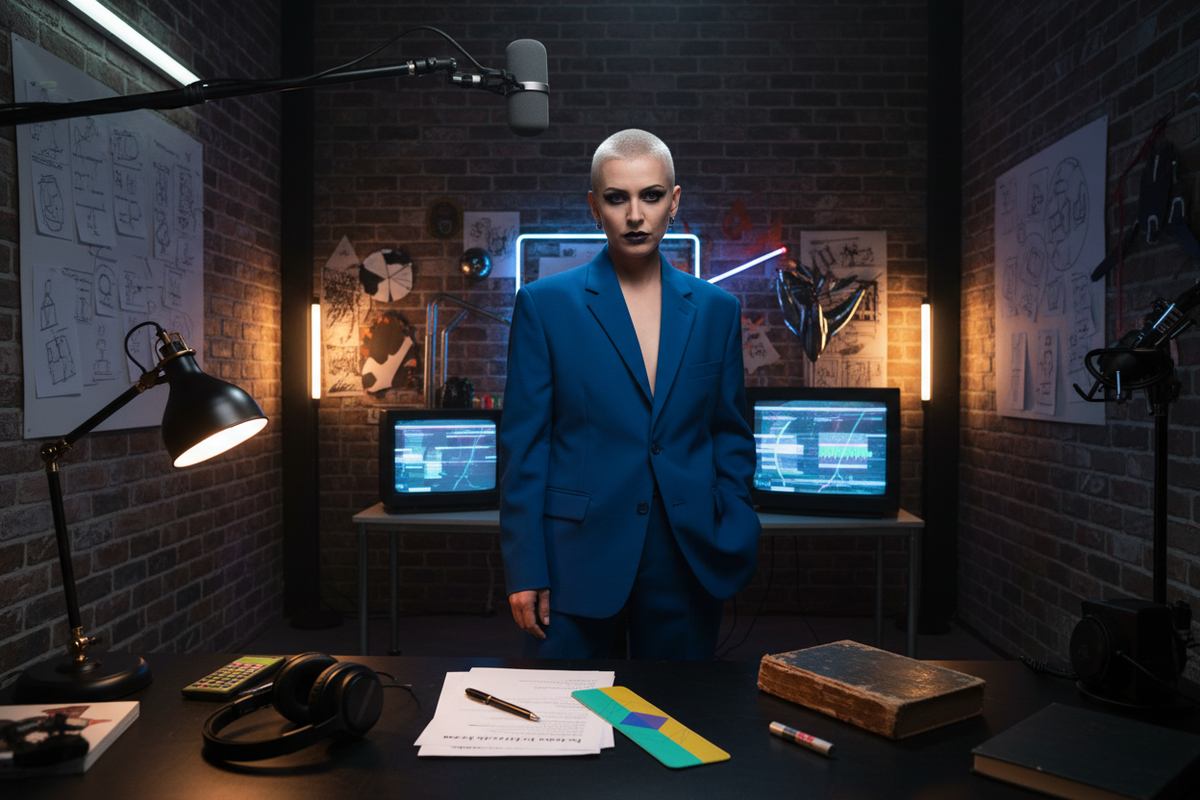 Art television meets Soho editorial