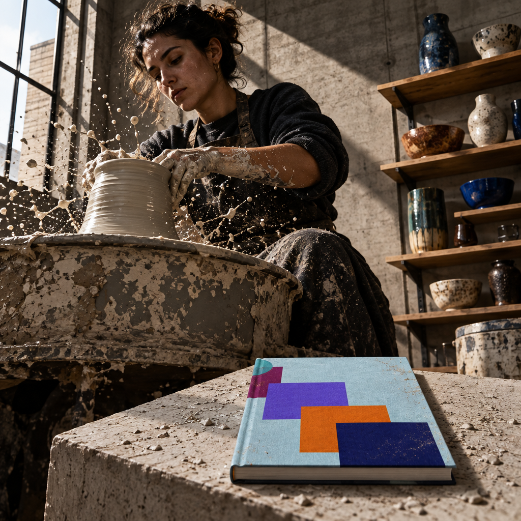 Ceramicist, editorial art-directed version