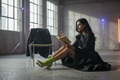 Snail Blush Nappa leather bookmark in a Shoreditch warehouse reading editorial