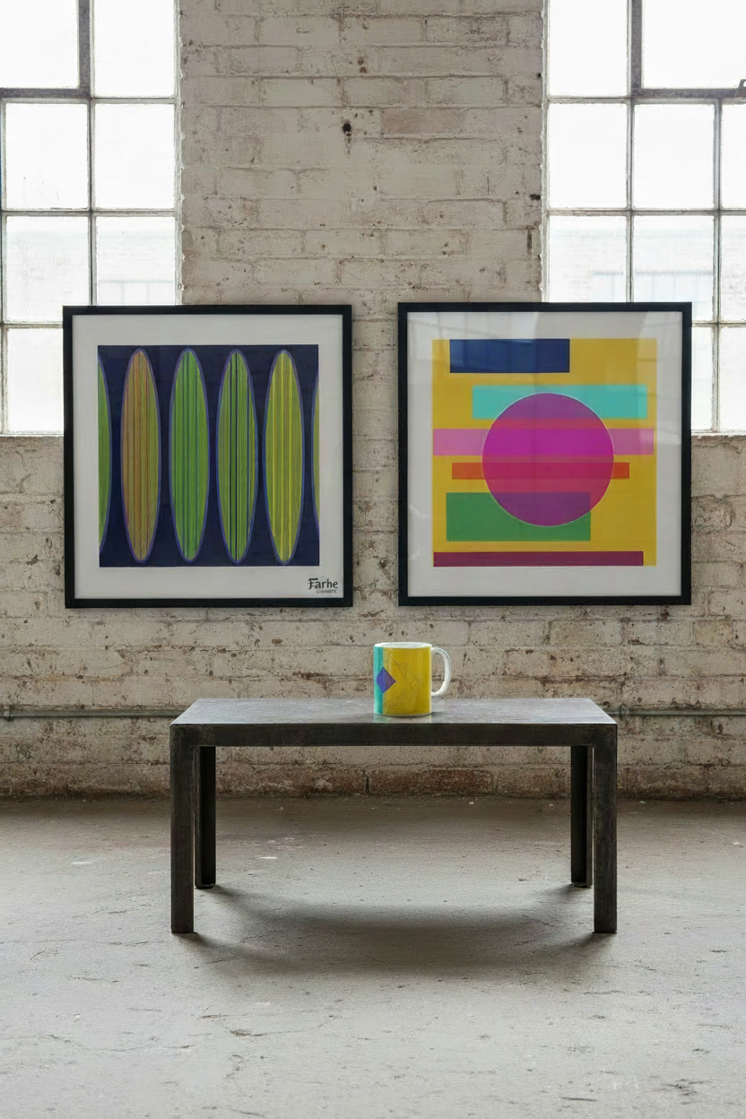 Lemon Sky Diamond — Warehouse Mug & Prints