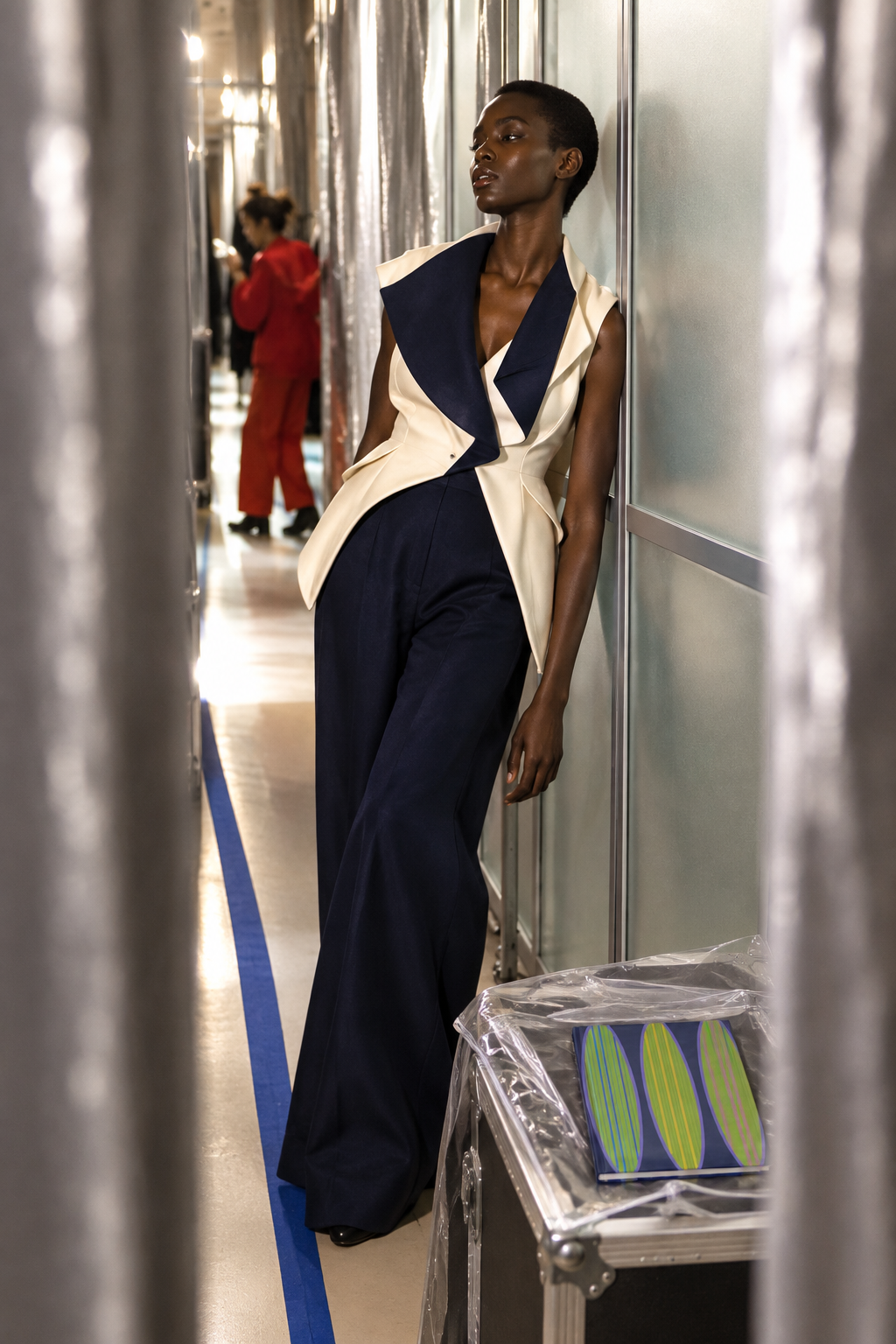 London Fashion Week editorial with Navy Watermelon journal