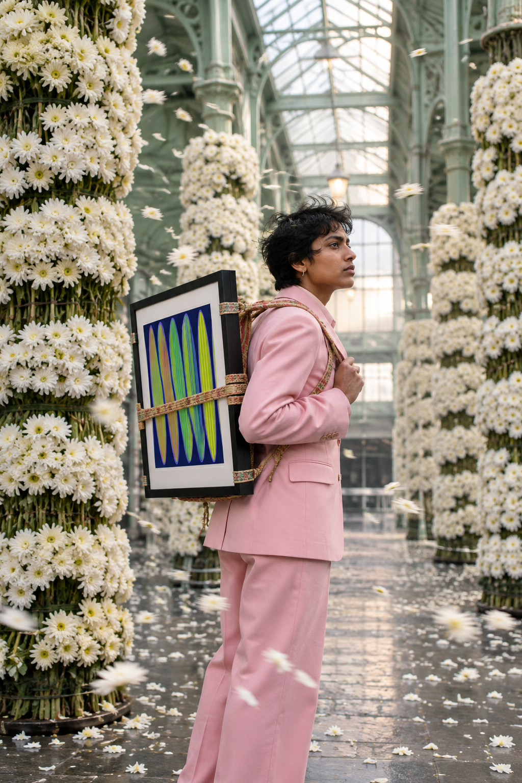 Navy Watermelon, chrysanthemum columns at Smithfield