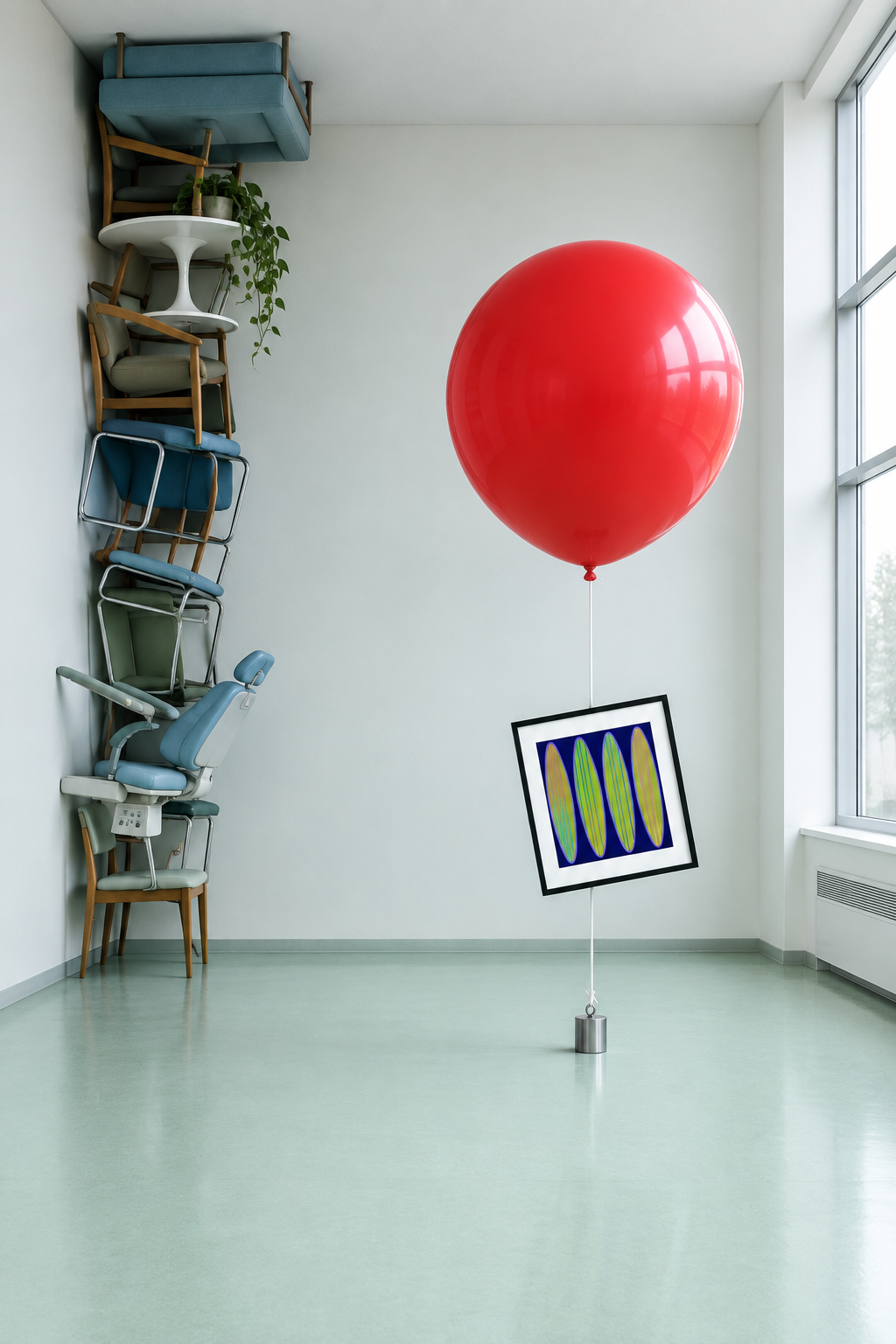 Navy Watermelon, impossible dentist waiting room