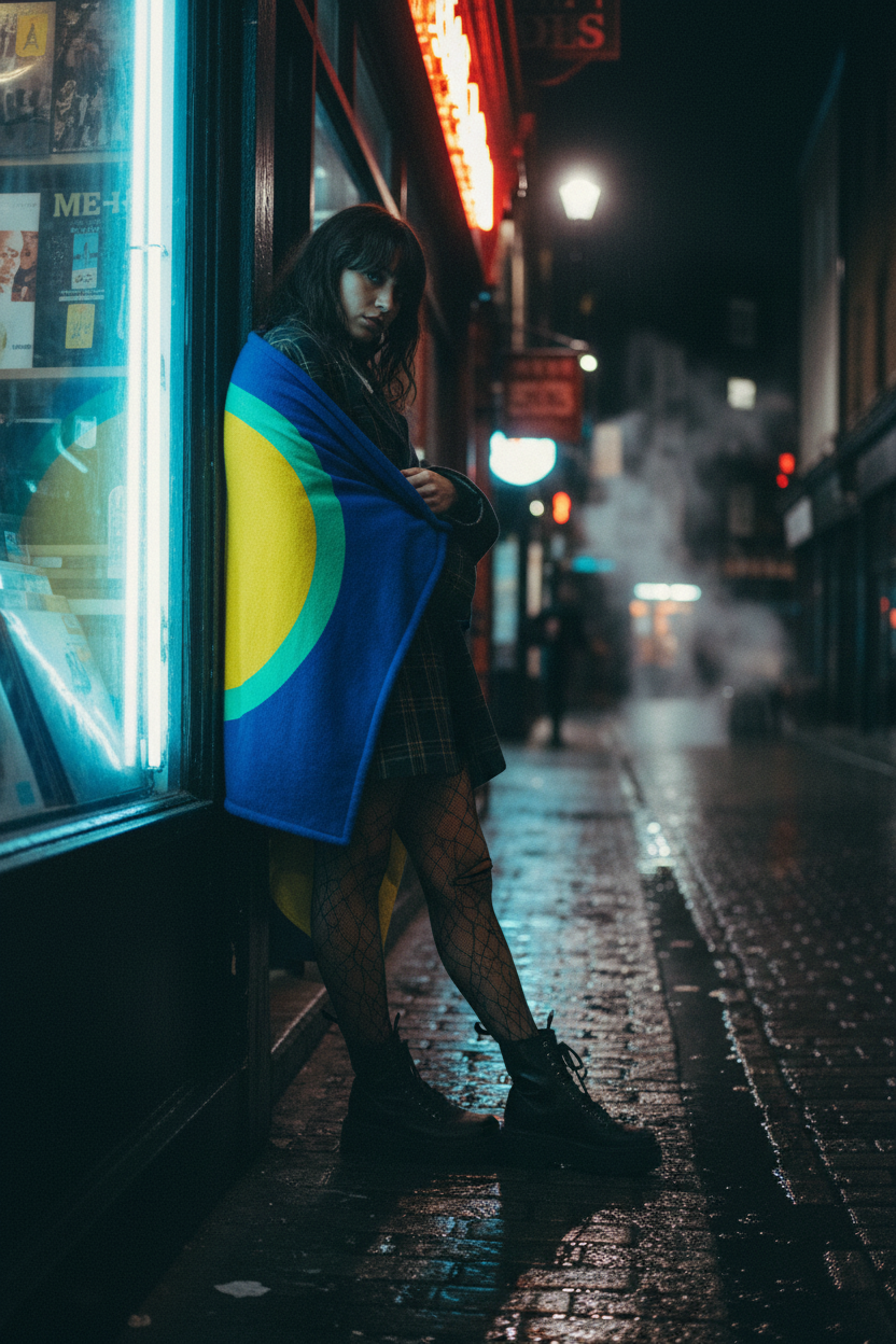 Navy Yellow Sun — i-D Soho Night