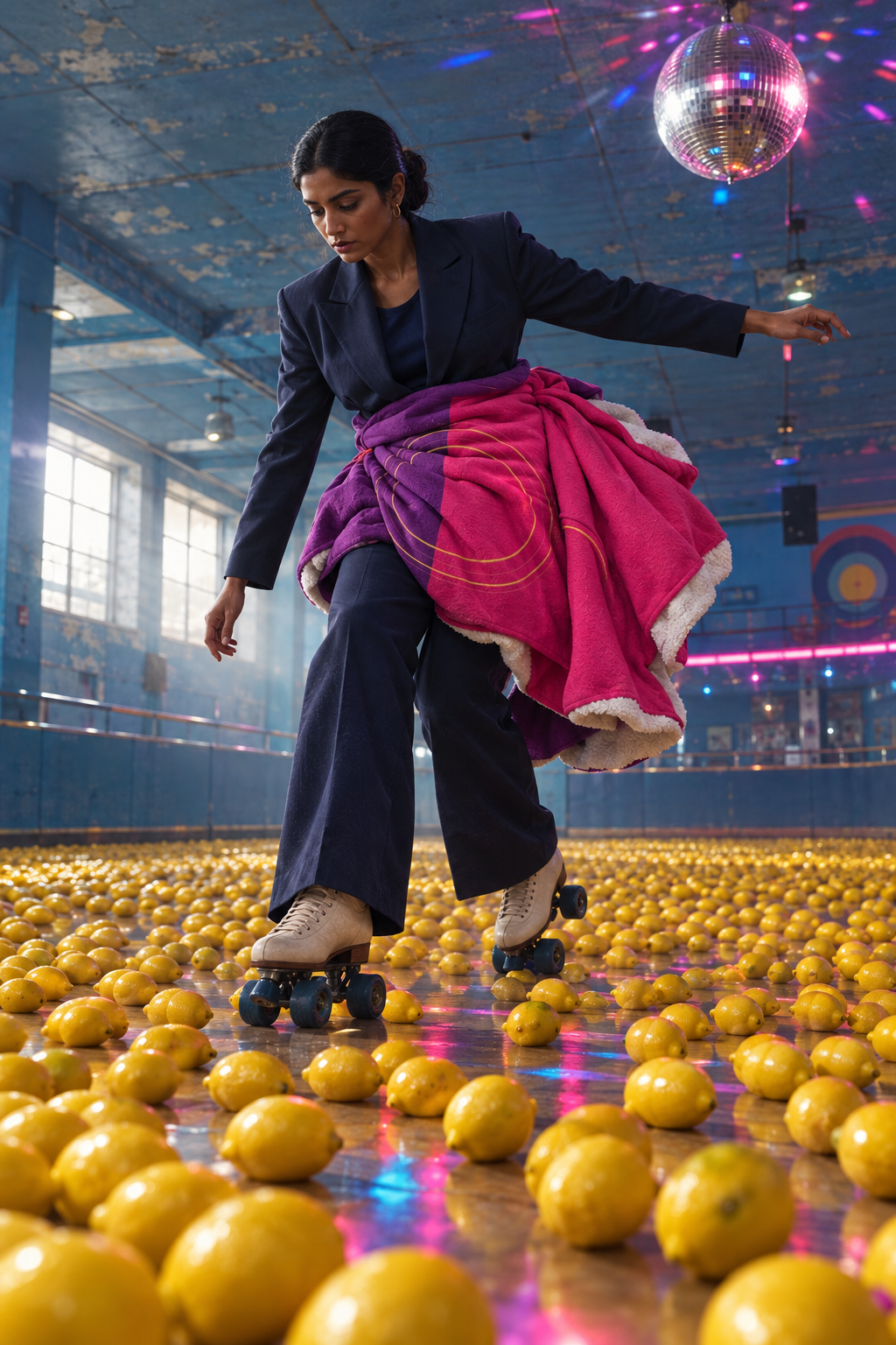 Pink Gold Rings, skating through lemons