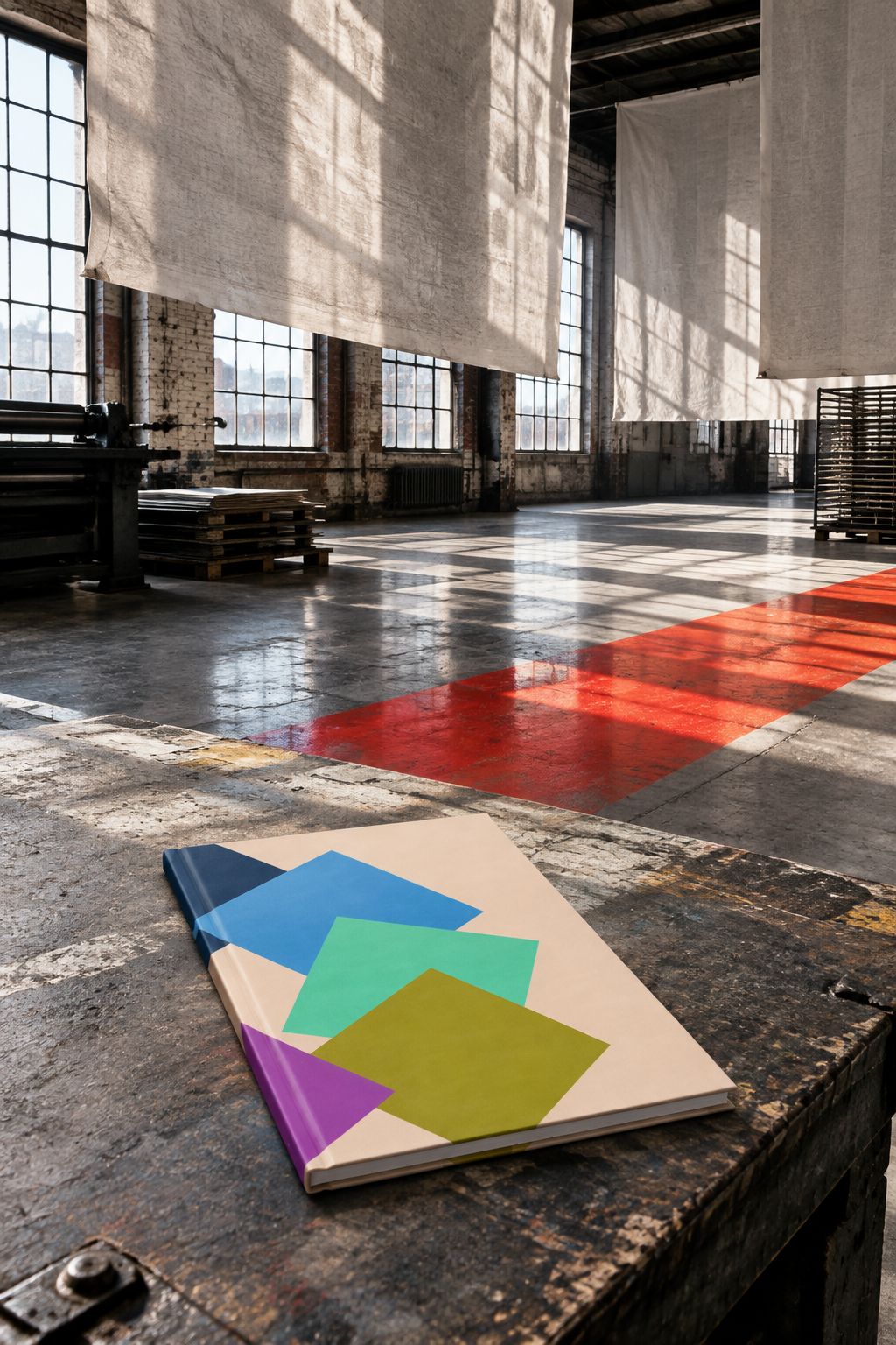Snail Blush journal, East London printworks intervention