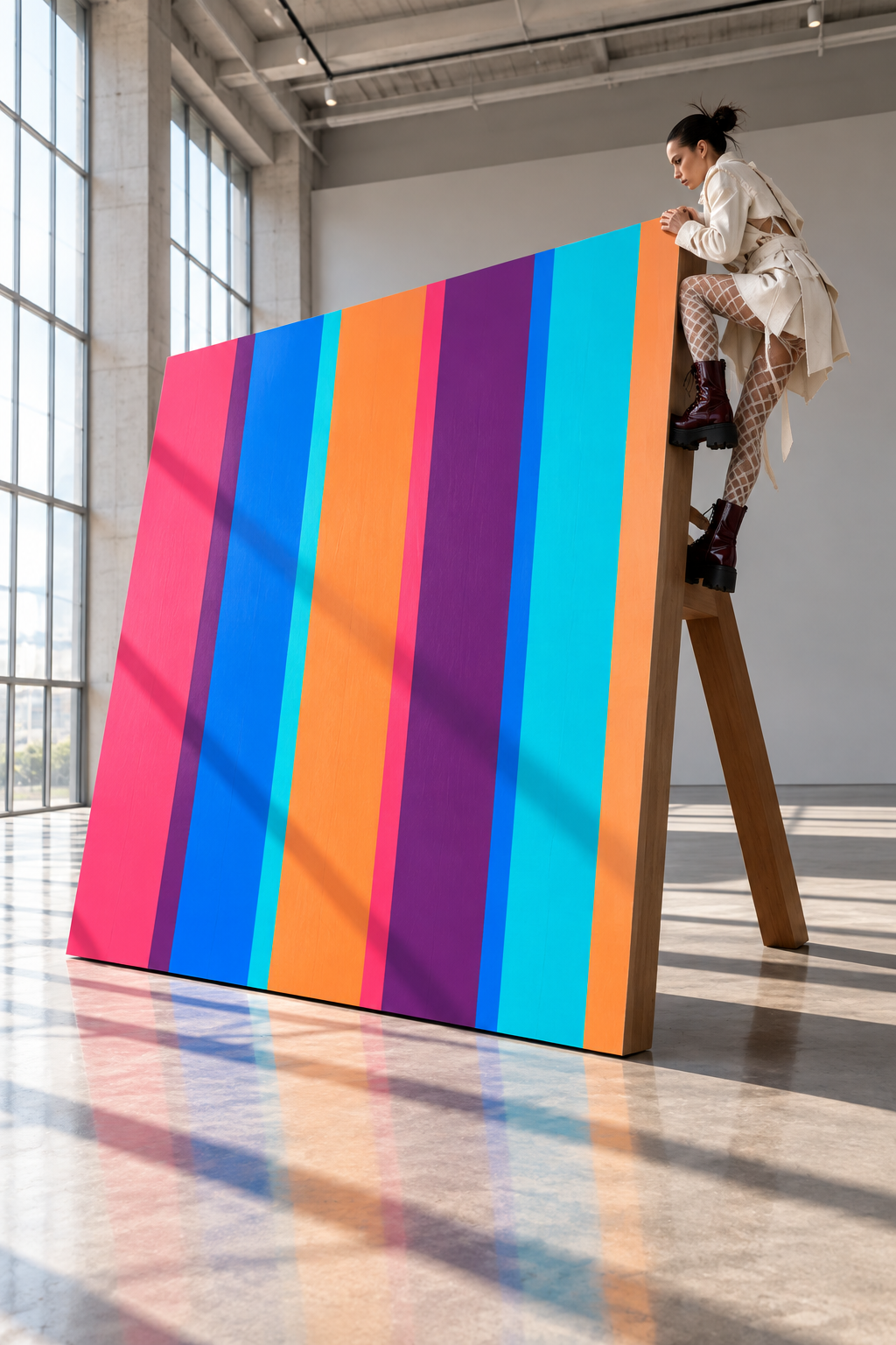 Tipped-table installation