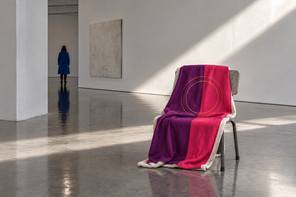 White gallery installation editorial